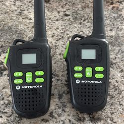 Motorola Walkie Talkies (Set of 2) – Two-Way Radios, Great for Kids, Camping & Work