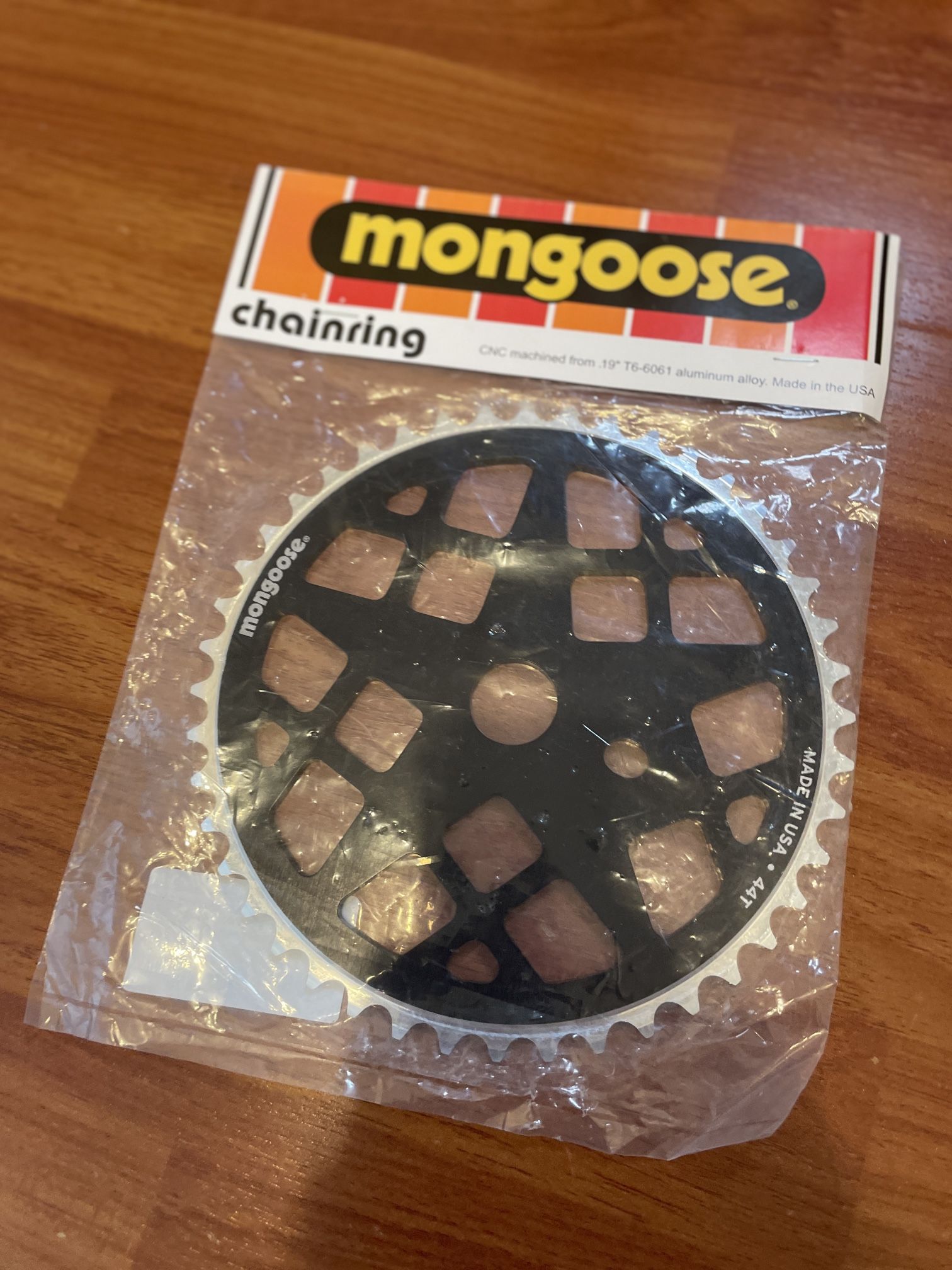 NOS Mongoose Motomag 44t Sprocket (black) Supergoose Californian Expert Bmx Old School Pro Class Chainring