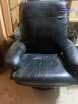 Black  Leather office chair