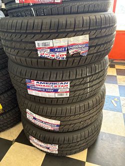 235 55 R 19 American Tires Ya instaladas y balanceadas las 4 con 50 000 mil millas de garantía