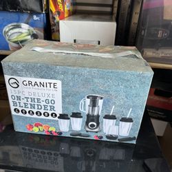 New Granite 15 PC Deluxe ON-THE-GO BLENDER GP-2575