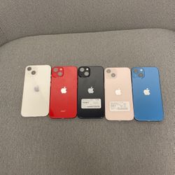 iPhone 13 128GB For Cricket Red Blue White Pink Blue Black 