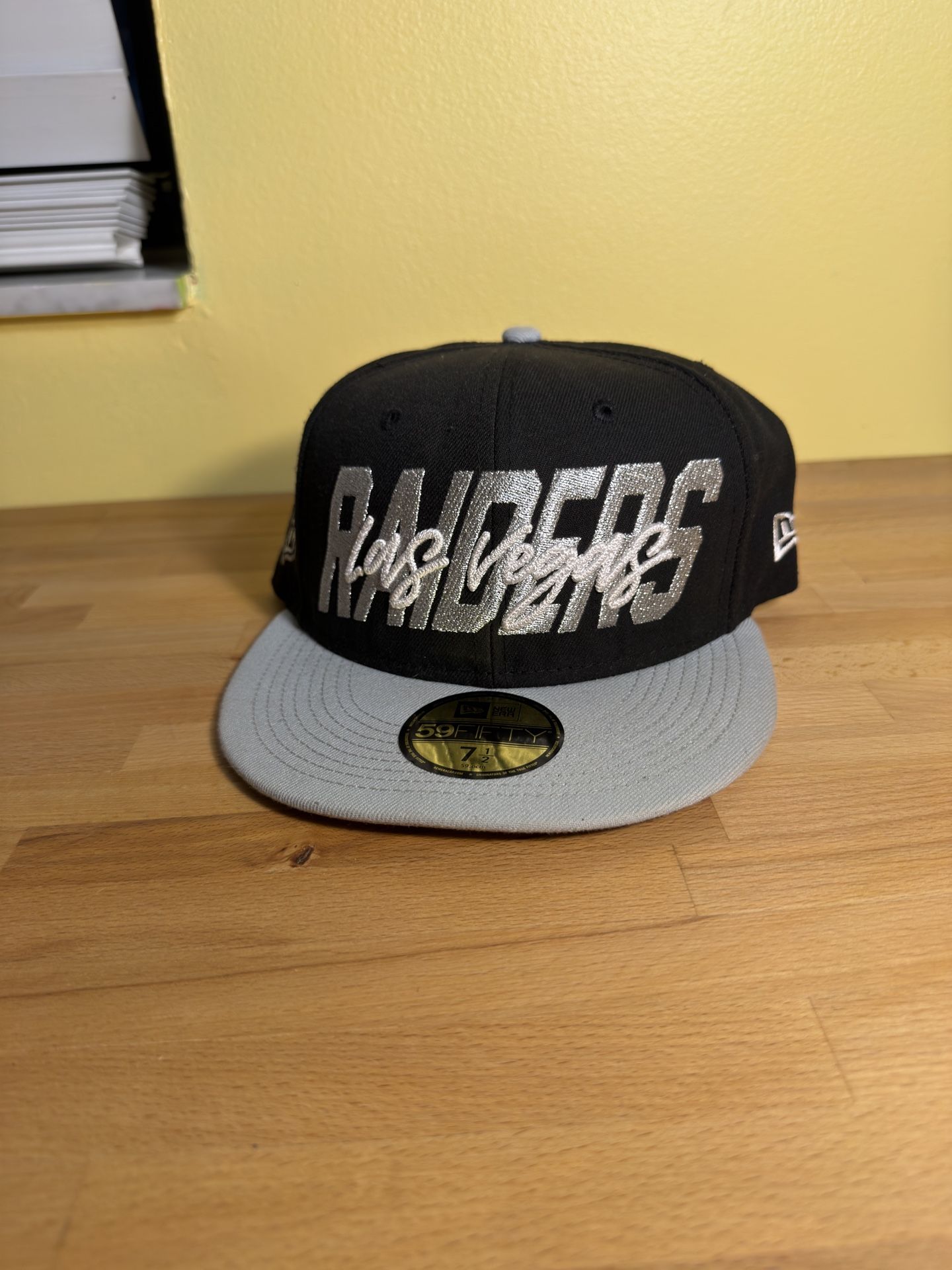 New Era 59 Fifty Las Vegas Raiders fitted cap Size 7 1/2