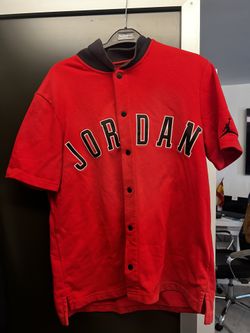Vintage Jordan Button Red 