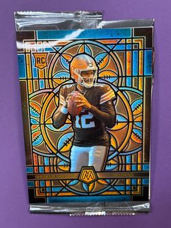 2025 Panini Mosaic Shedeur Sanders Stained Glass Oversized RC Jumbo Browns