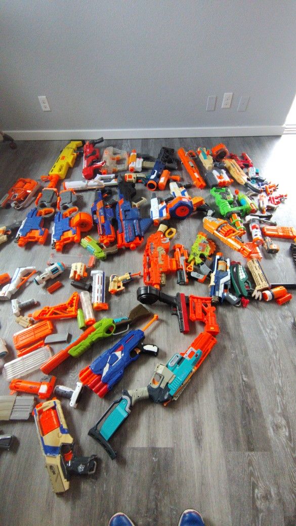 Nerf Guns.