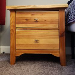 Solid Pinewood Nightstand