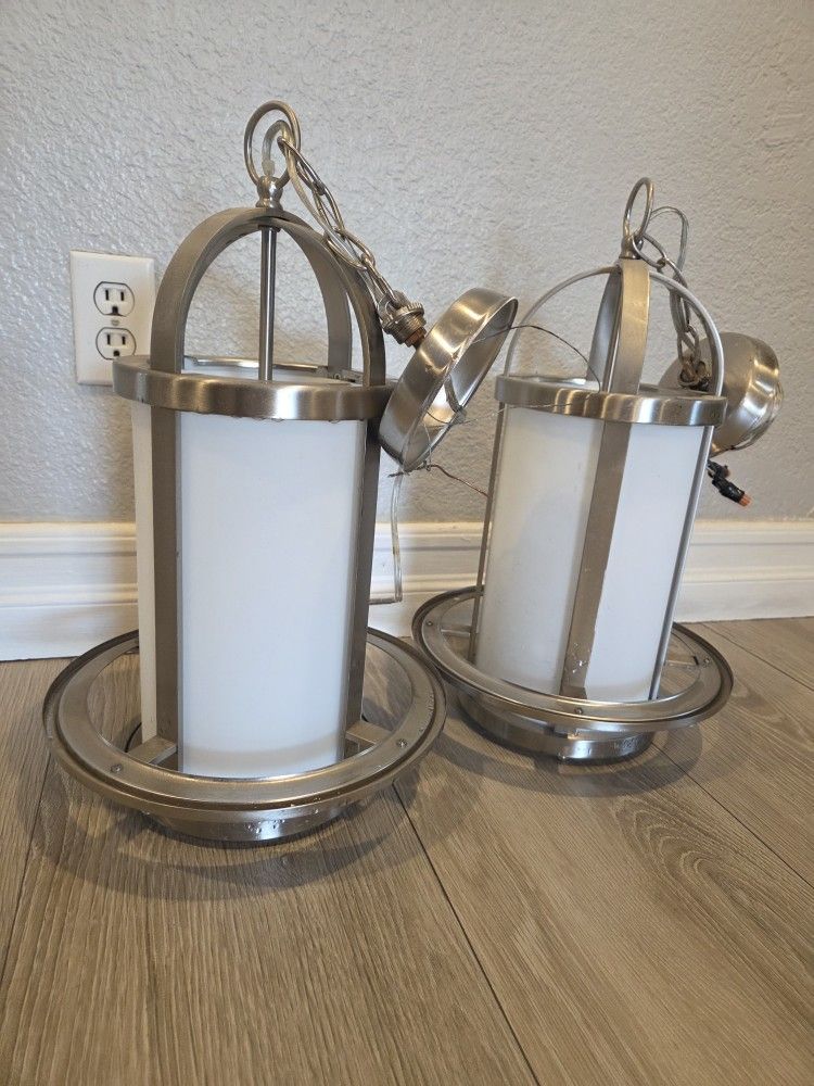 Set Of 2Pcs Gold Chandeliers