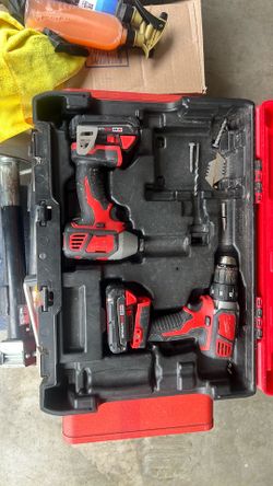 Milwaukee M18  drill and impact combo