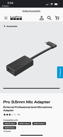 GoPro Microphone Adapter