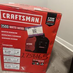 Craftsman Generator Gas 2500 Watts