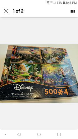 6 Puzzles Disney Thomas Kinkade 500pcs each
