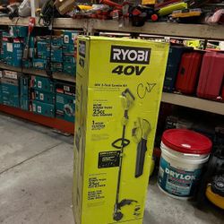 Ryobi 40v String Trimmer And Blower 40v Set