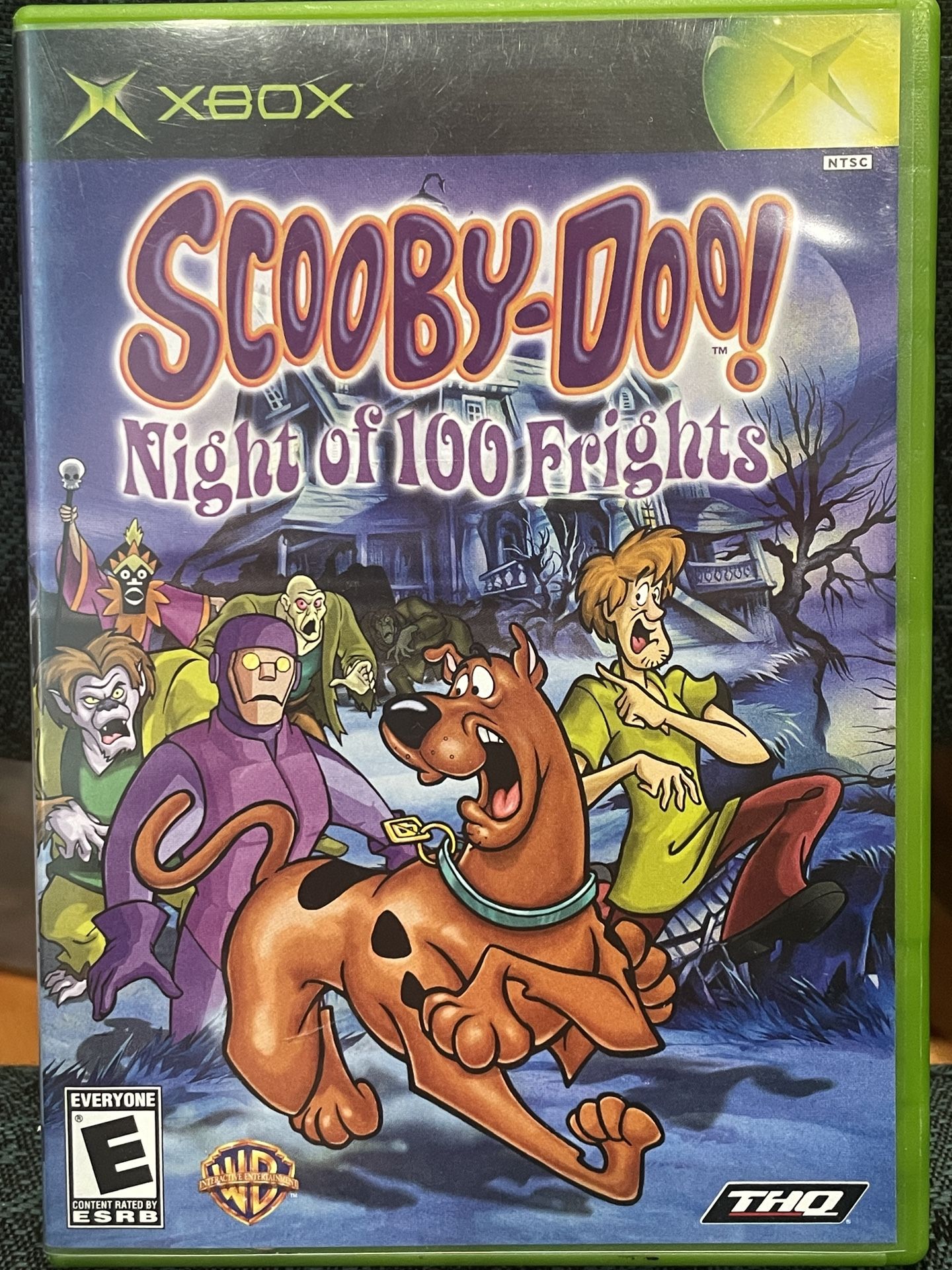 Scooby-Doo Night of 100 Frights (Microsoft Xbox, 2003) Complete w/Manual