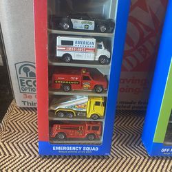 1990s original Hot Wheels five pack sets