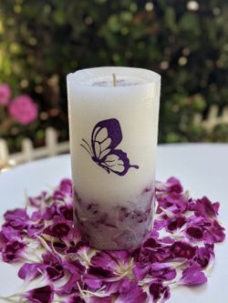 Floral Candle