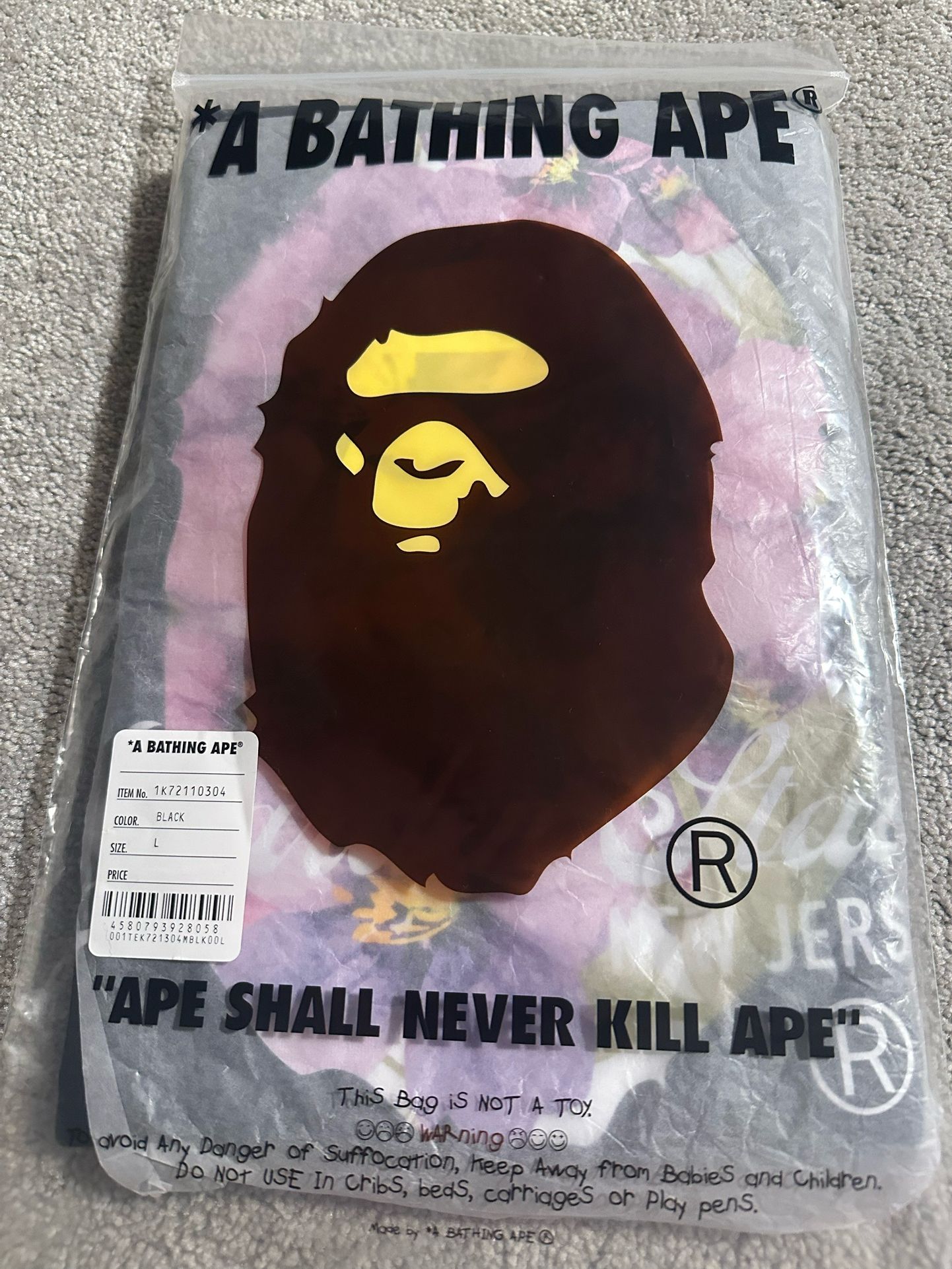New Jersey Bape Floral Ape Limited Addition T