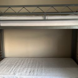 2 Metal Bunk Beds For Kids For Sale 