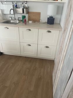 IKEA cabinets in boxes