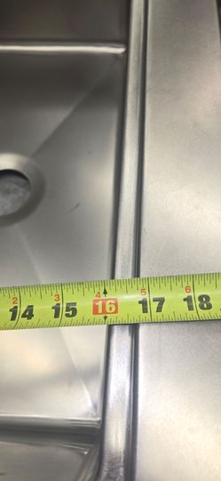 Stainless steel countertop