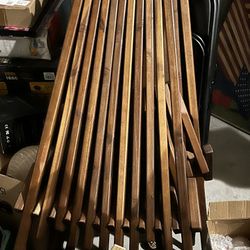 Melino Wooden Fold Out Pool Chairs 