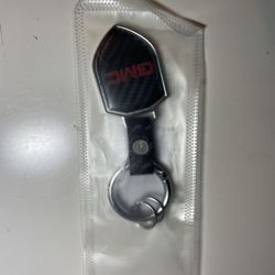 iPick Image for GMC in Red Real Black Carbon Fiber Large Shield-Style Key Chain