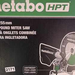10" 255mm COMPOUND MITER SAW