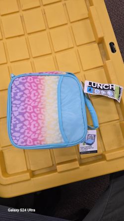 Insulated Lunch Box with Leopard Print
