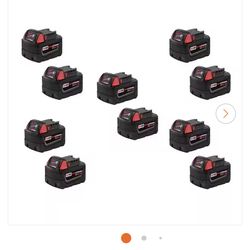 Milwaukee xc5.0 (10) Pack Batteries