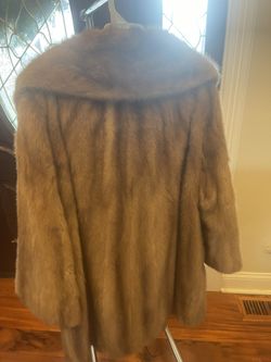 Color Brown Fur Mink Coat