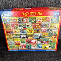 White Mountain Crazy State Laws Puzzle