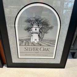 Wine Art - Silver Oak