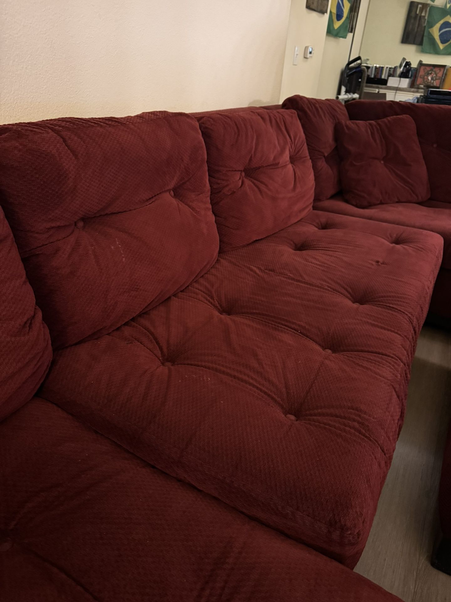 Large Sectional Couch With Ottoman