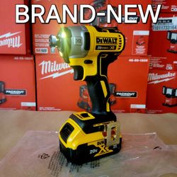 DEWALT
20V MAX XR Cordless Impact Driver 3 Speed W/Battery 5.0 XR