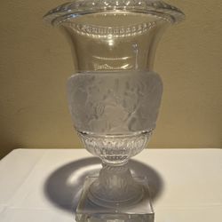Vintage Shannon Of Ireland by Godinger Crystal Athena Urn Vase 