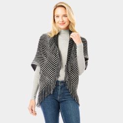 Striped Chenille Shrug