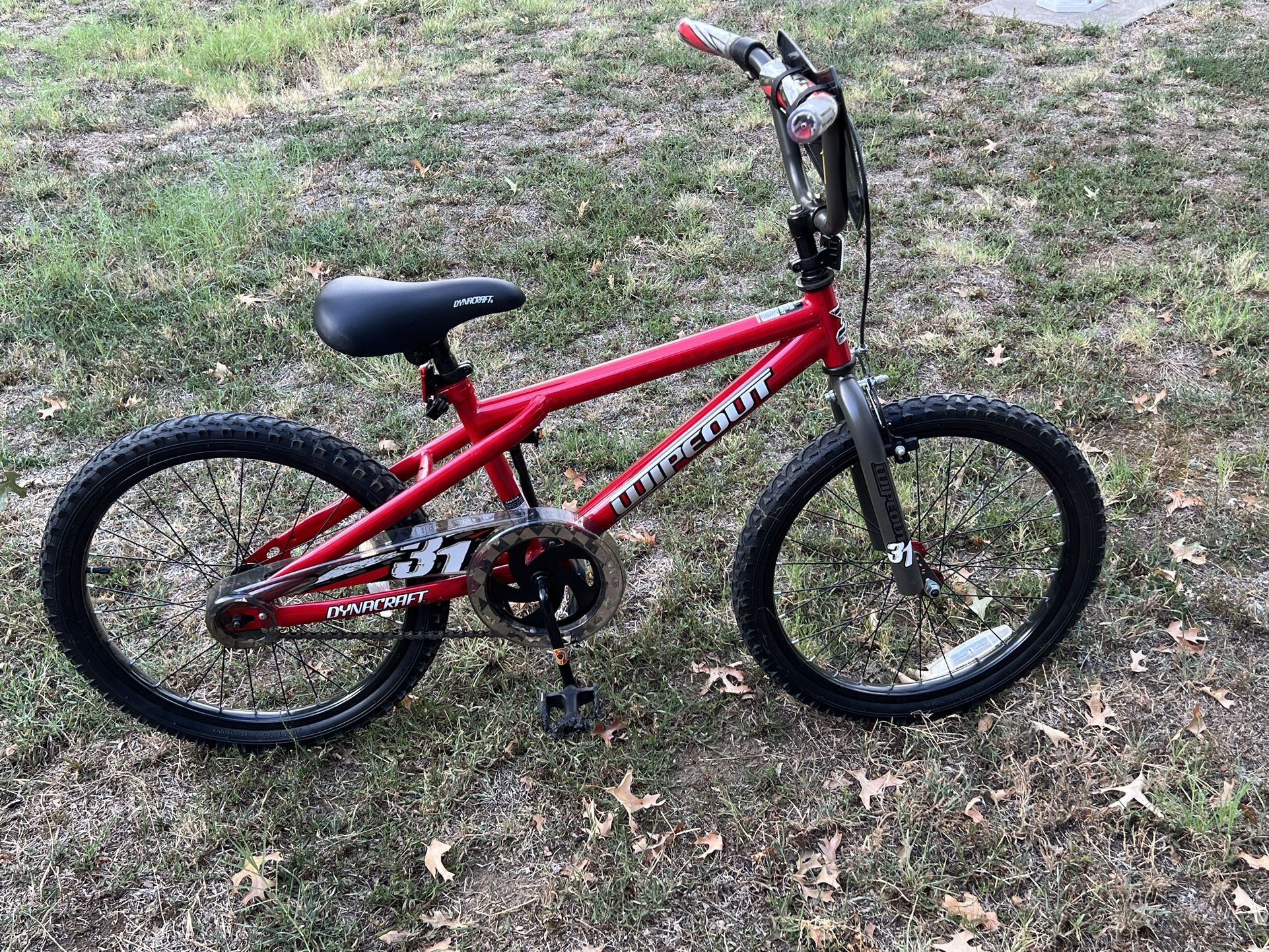 Dynacraft 20 Inch Boys Bike Red 20 Inch Dynacraft Wipeout Boys