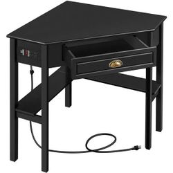 Shaped Corner Computer Desk