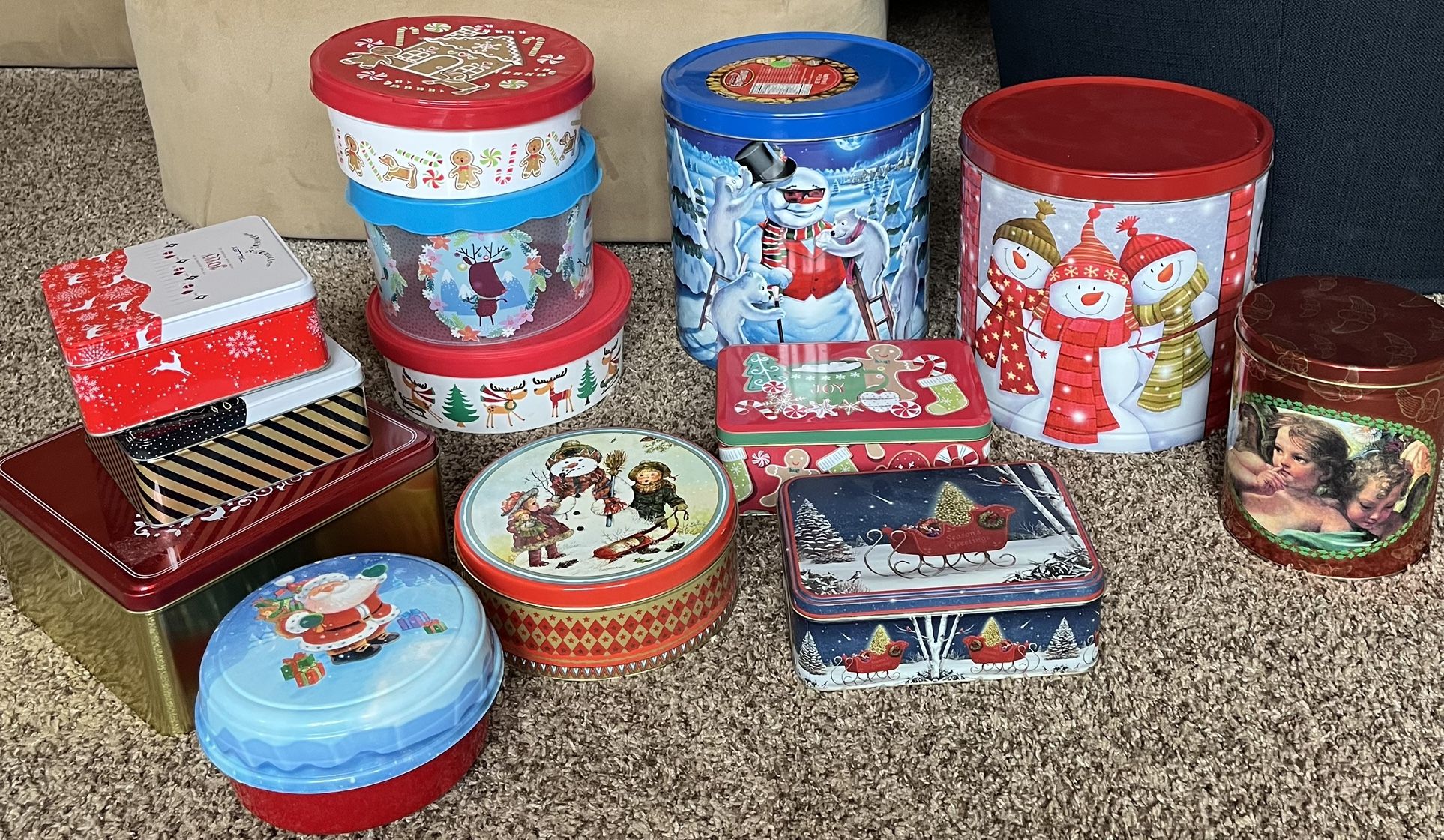 Holiday Tins and Containers