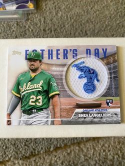 2023 Topps Athletics Shea Langeliers RC Fathers Day Patch
