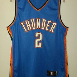 Fanatics NBA Thunder #2 Gilgeous Alexander Sleeveless Multicolor Jersey Size M