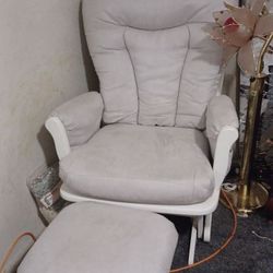Rocking Chair With Foot Rest