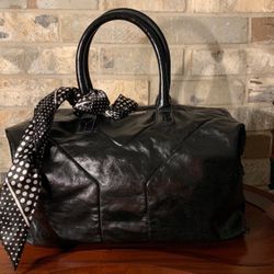 Yves Saint Laurent Easy Boston Grained Leather Bag - Excellent Condition