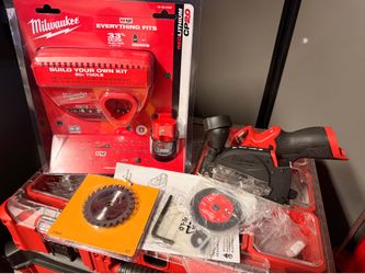 milwaukee m12 2.0 starter kit + m12 fuel 3" cutoff tool