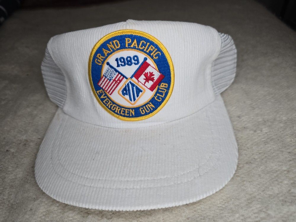 Pacific international trap shooting Association Snapback 1989 patch hat