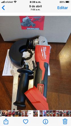 18v Milwaukee grinder Brushless Only Tool