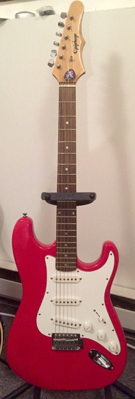 Stratocaster style Epiphone electric guitar