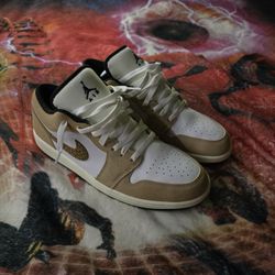 Jordan 1 Low Brown Elephant Size 11.5
