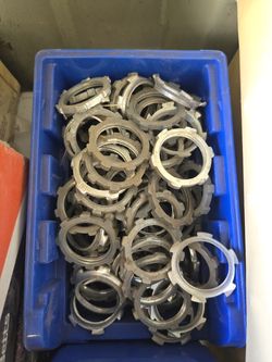 1/2 in steel locknuts ten count