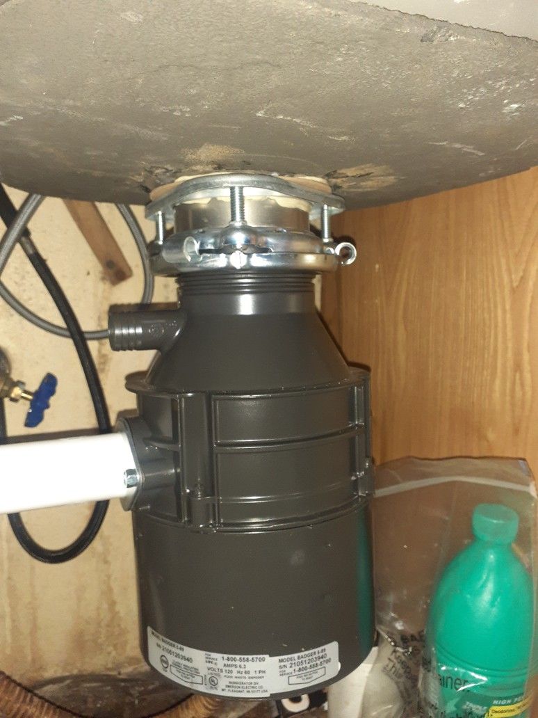 Garbage Disposal Install.